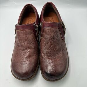 L’artiste By Spring Step Women’s Jasmit Red Leather slip-on shoes Size 38